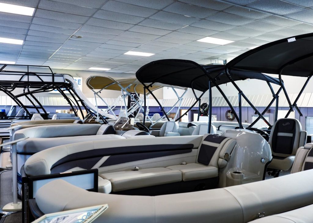 Atwood Lake Boats Pontoon Show Room