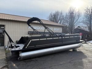 img 4289 2026 Viaggio Pontoon Black Bronze Mercury Fish, Boat