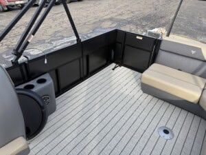 3 2026 Viaggio Pontoon Black Bronze Mercury Fish, Boat