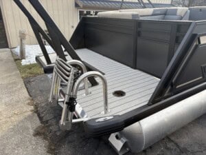 2 2026 Viaggio Pontoon Black Bronze Mercury Fish, Boat